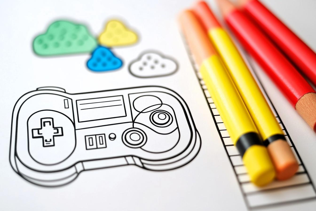 Free Printable PDF Nintendo Coloring Pages