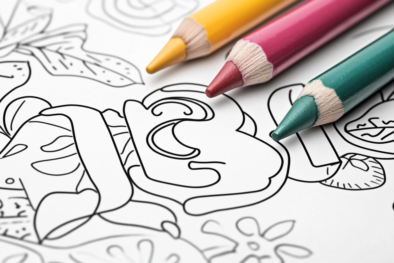 Free Printable PDF Number 3 Coloring Pages