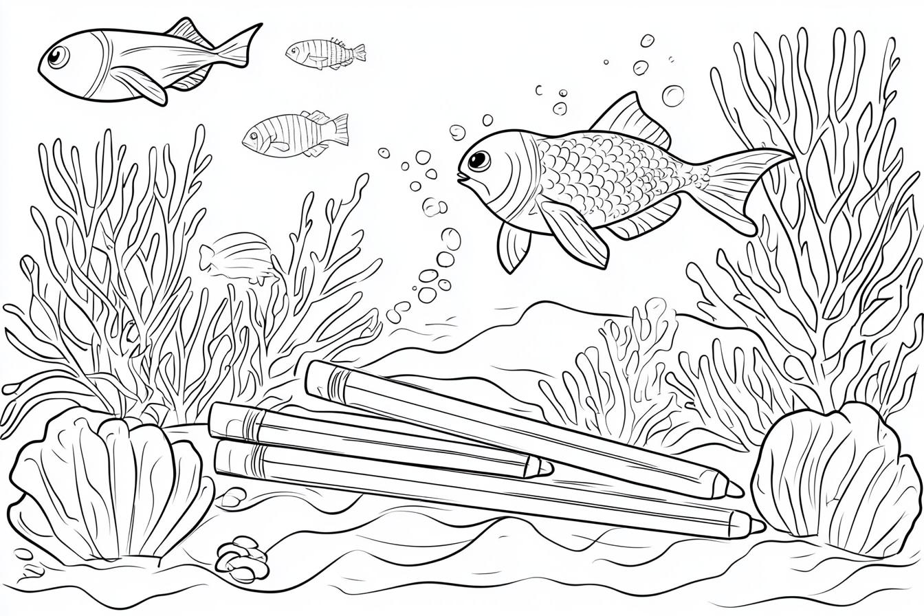 Free Printable PDF Ocean Coloring Pages