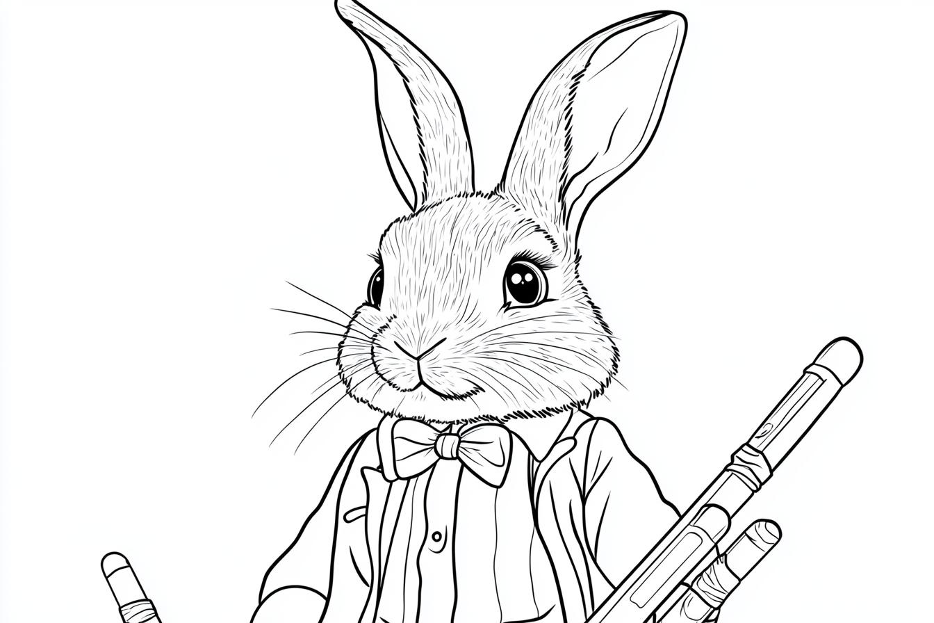 Free Printable PDF Peter Rabbit Coloring Pages