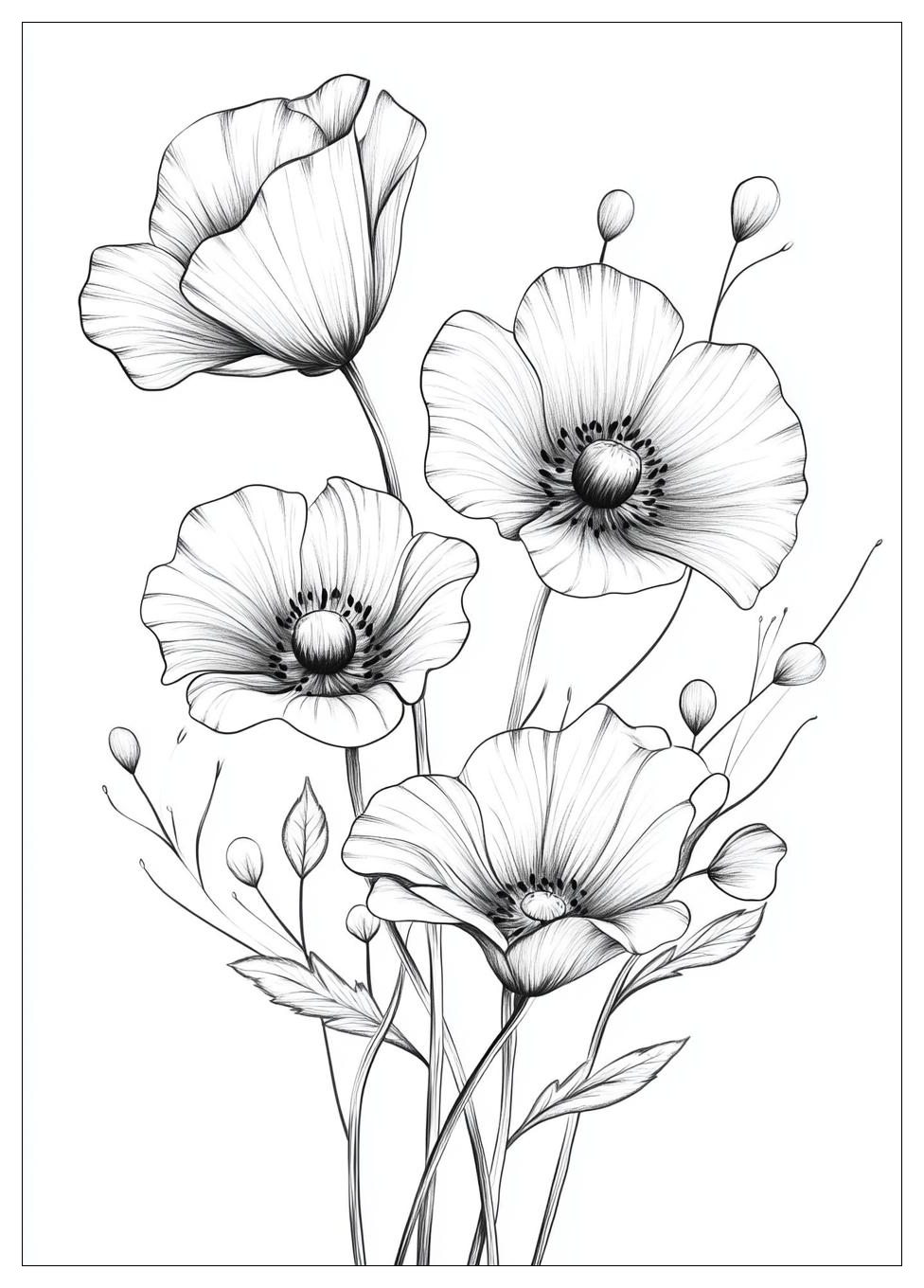 realistic_flower_coloring_pages_22