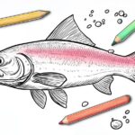 Salmon Coloring Pages : Color Your Way to Fun and Learning