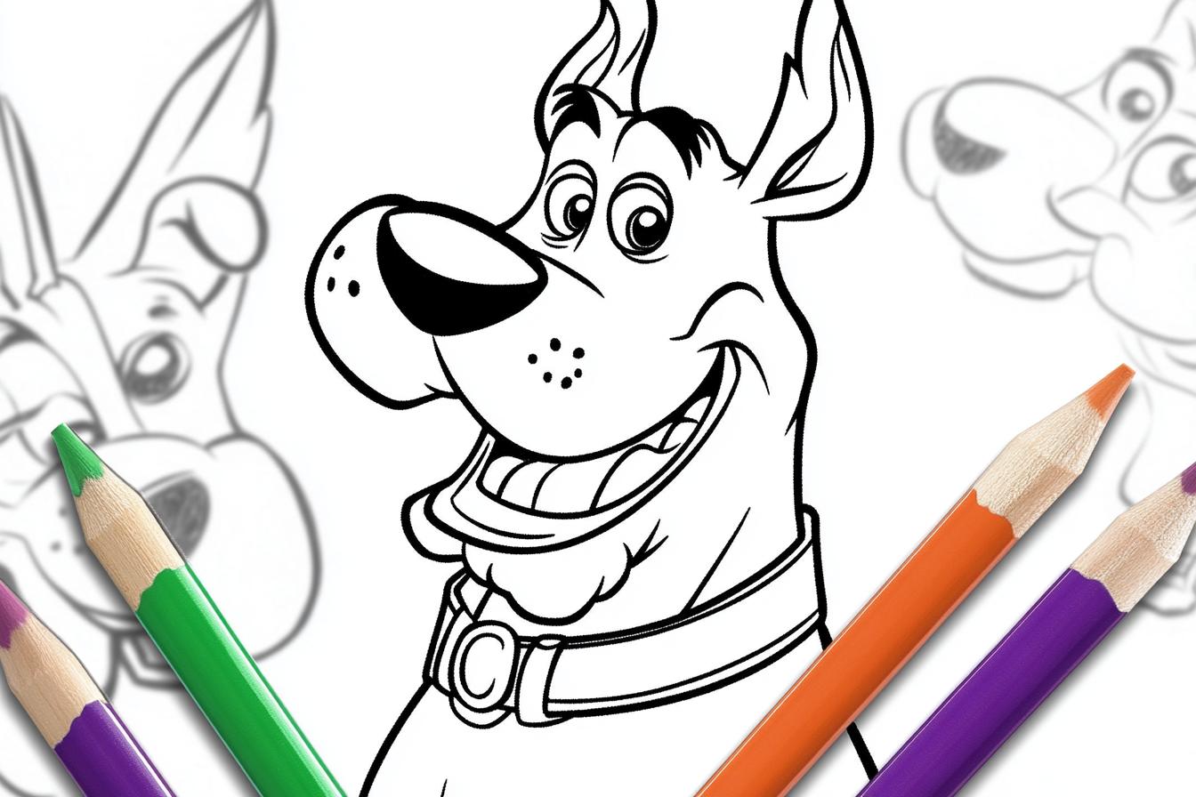 Free Printable PDF Scooby Doo Coloring Pages