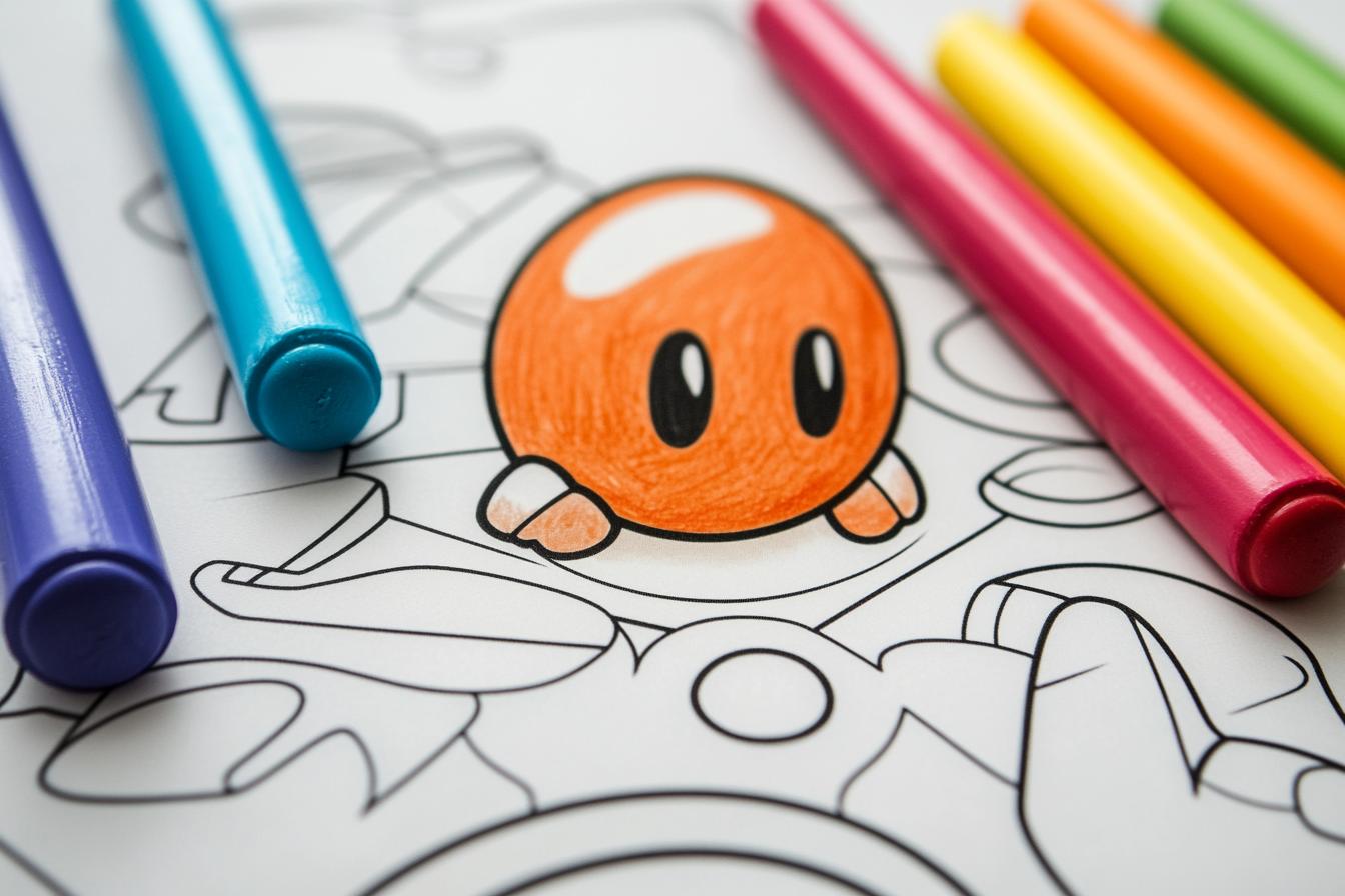 Free Printable PDF Shy Guy Coloring Pages