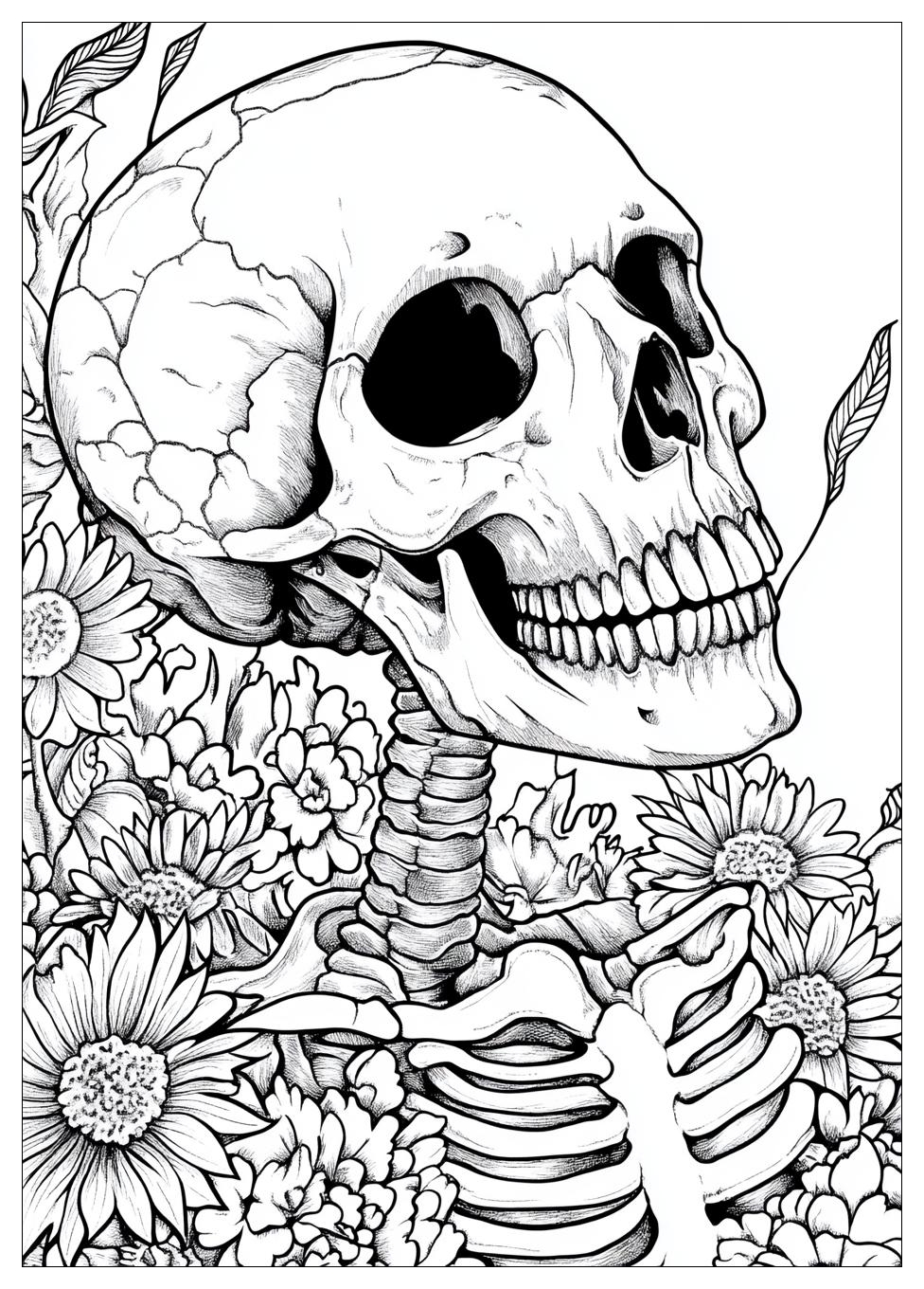 skeleton_coloring_pages_9