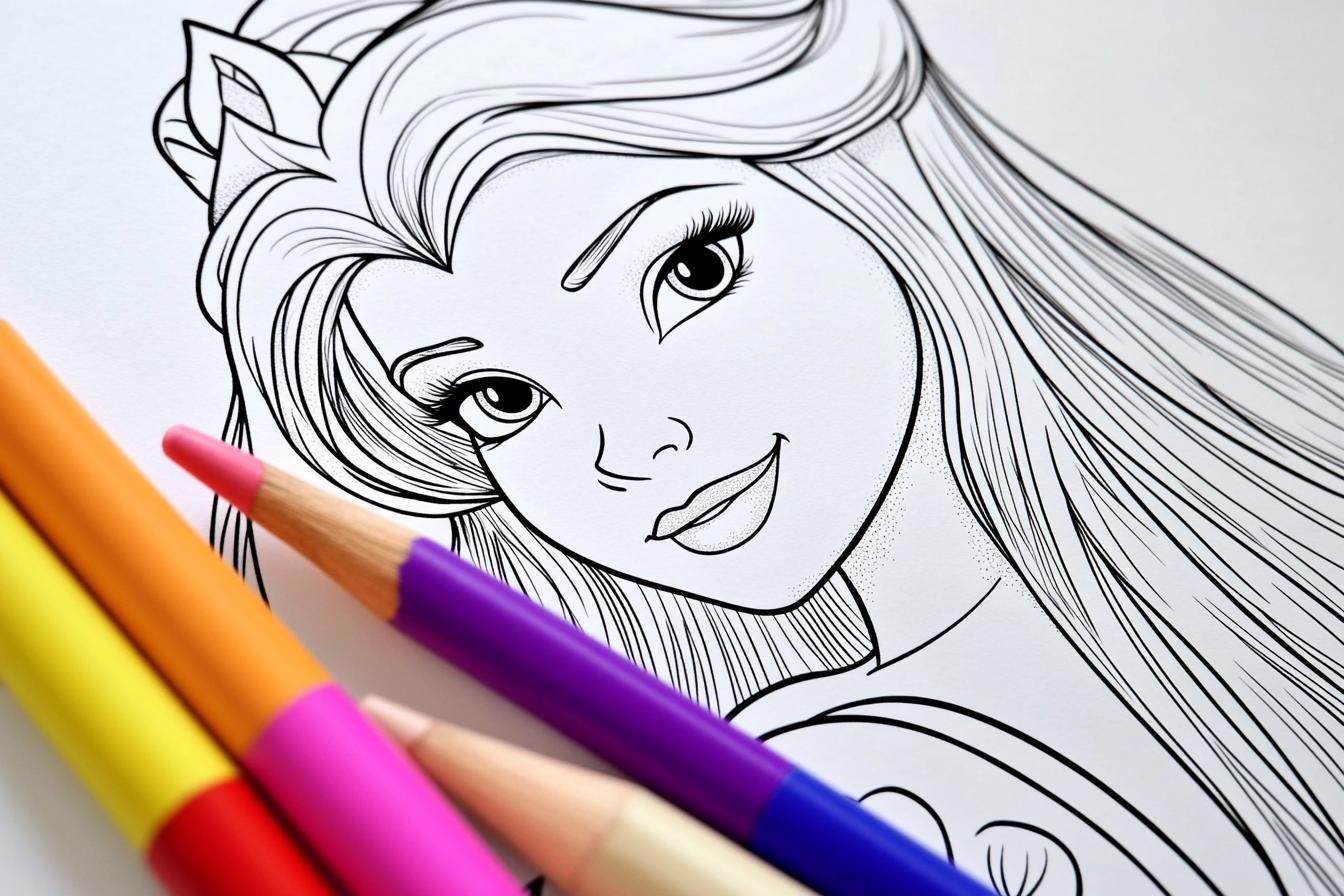 Free Printable PDF Sleeping Beauty Coloring Pages