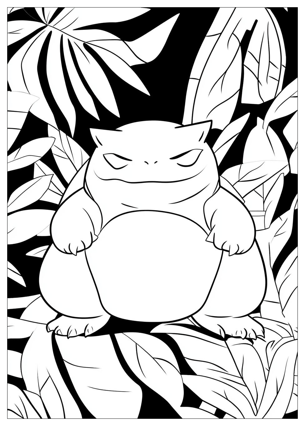 snorlax_coloring_pages_1