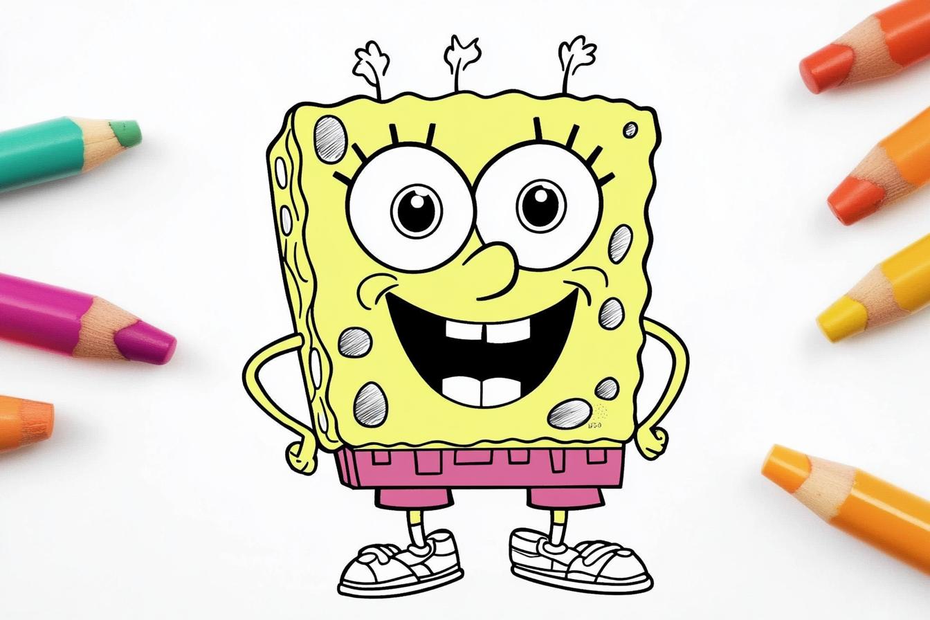 Free Printable PDF Spongebob Coloring Pages