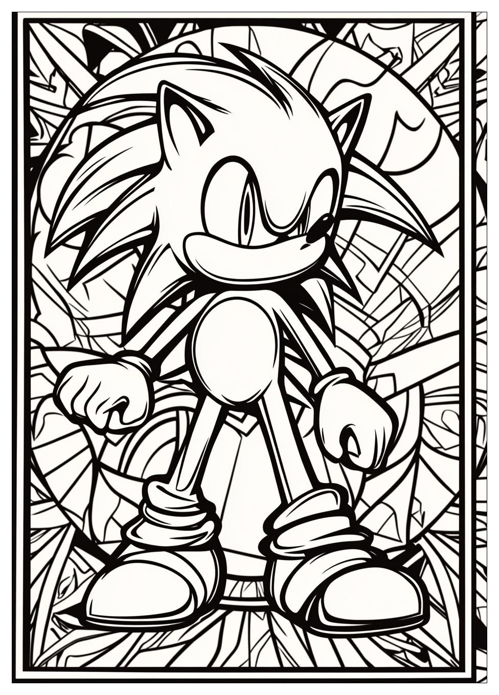 super_sonic_coloring_pages_9