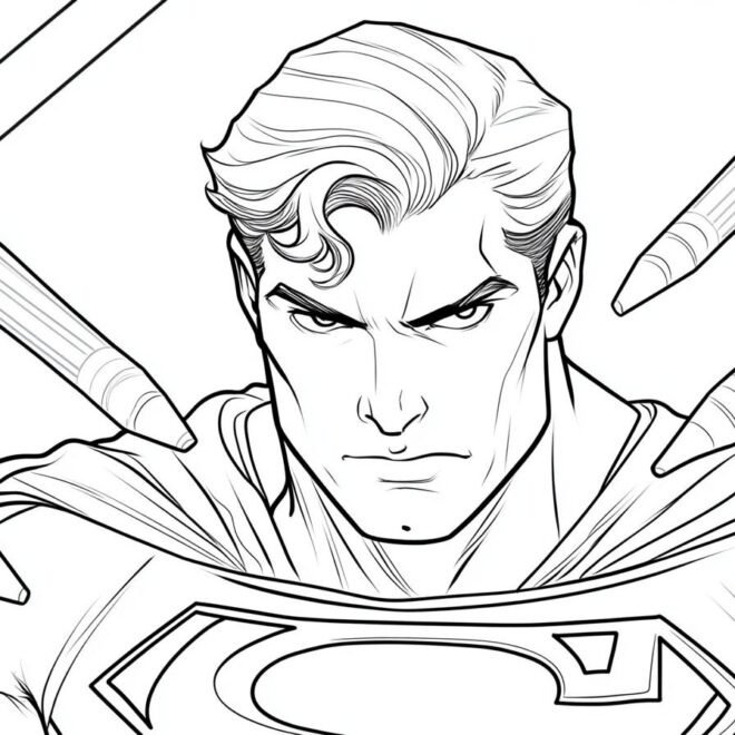 Superman Coloring Pages : Unleash Your Inner Superhero