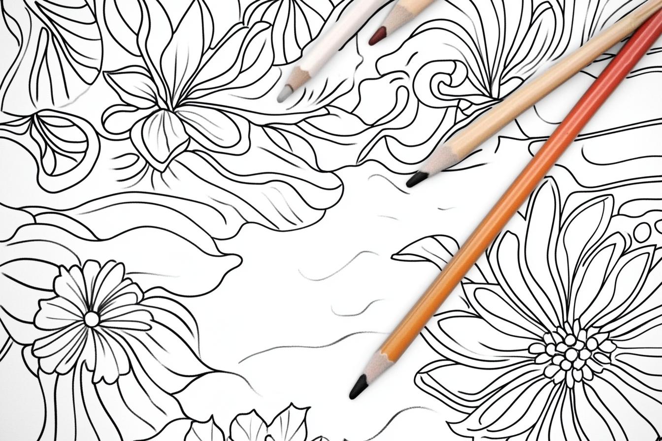 Free Printable PDF Swimming Coloring Pages