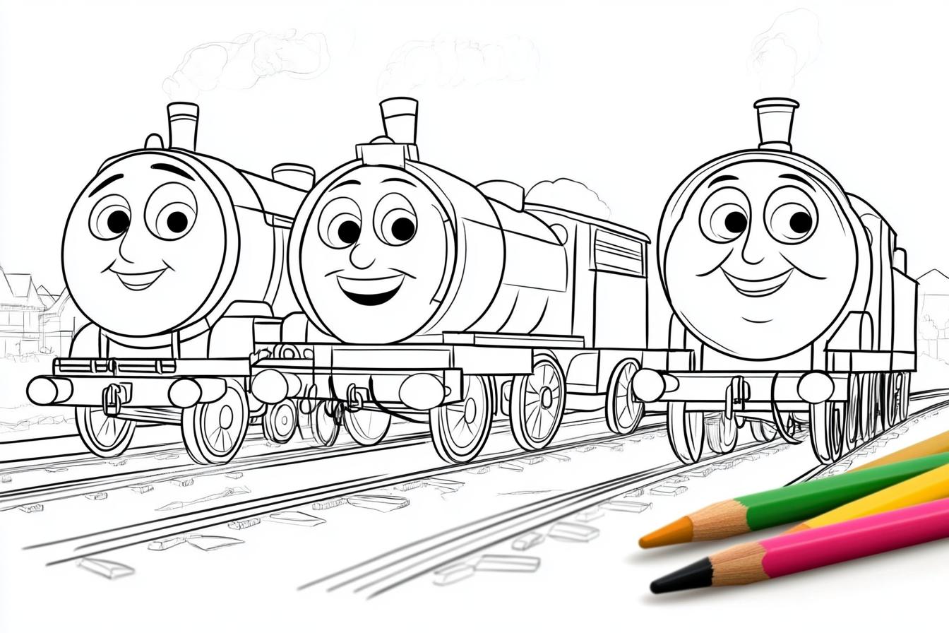 Free Printable PDF Thomas And Friends Coloring Pages