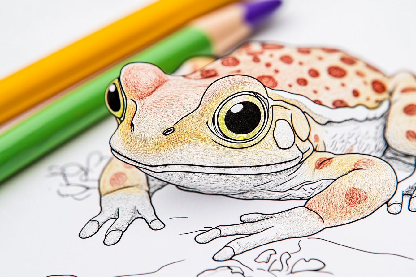 Free Printable PDF Toad Coloring Pages