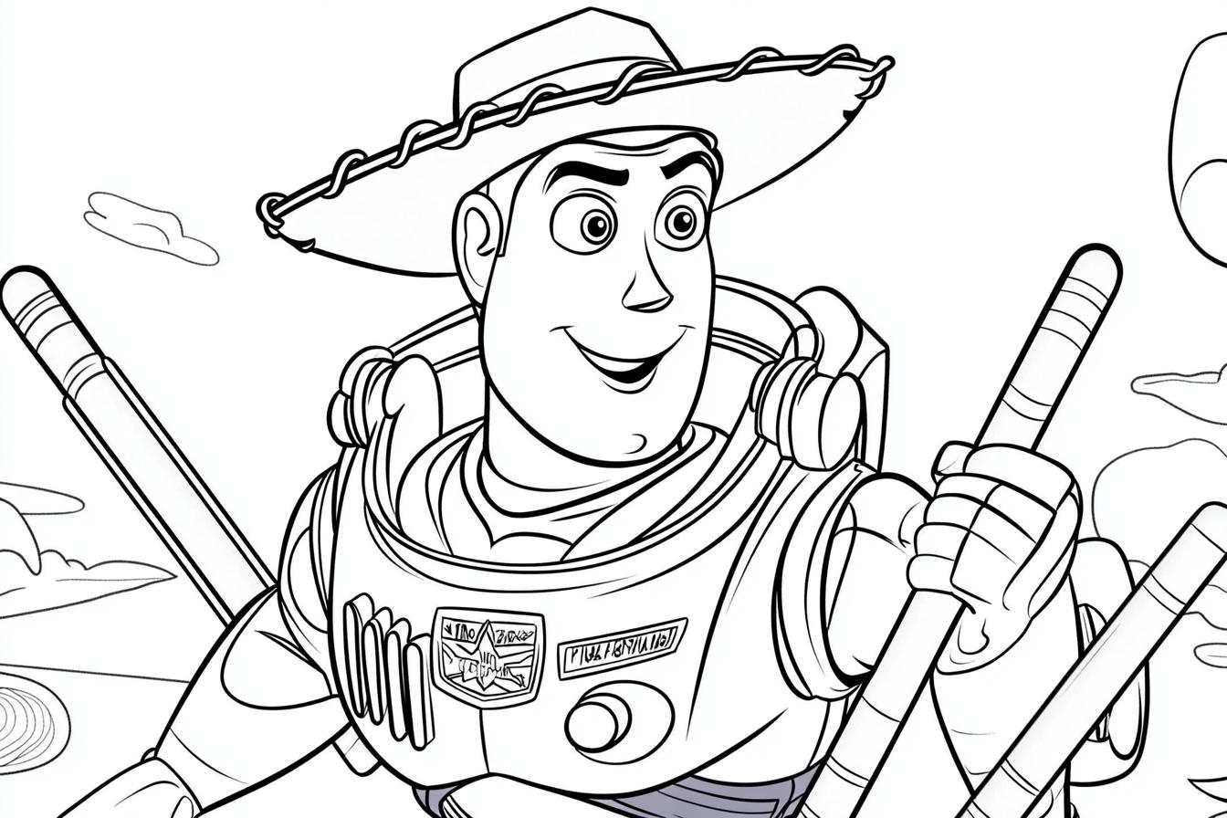 Free Printable PDF Toy Story Coloring Pages