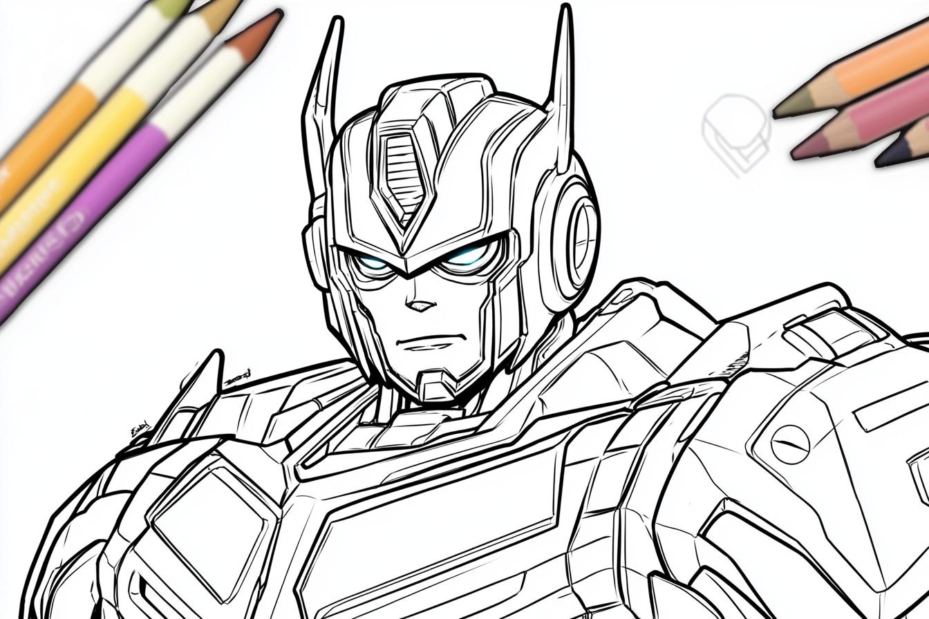 Free Printable PDF Transformers Coloring Pages