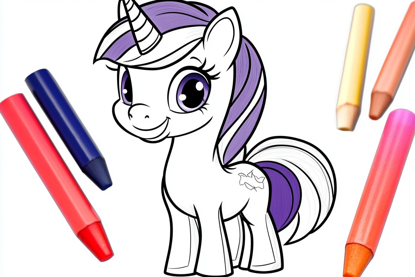 Free Printable PDF Twilight Sparkle Coloring Pages