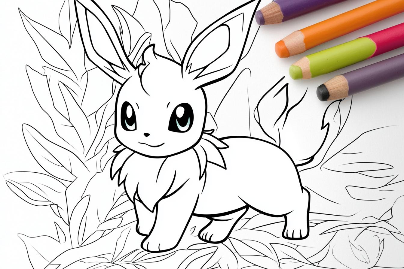 Free Printable PDF Umbreon Coloring Pages