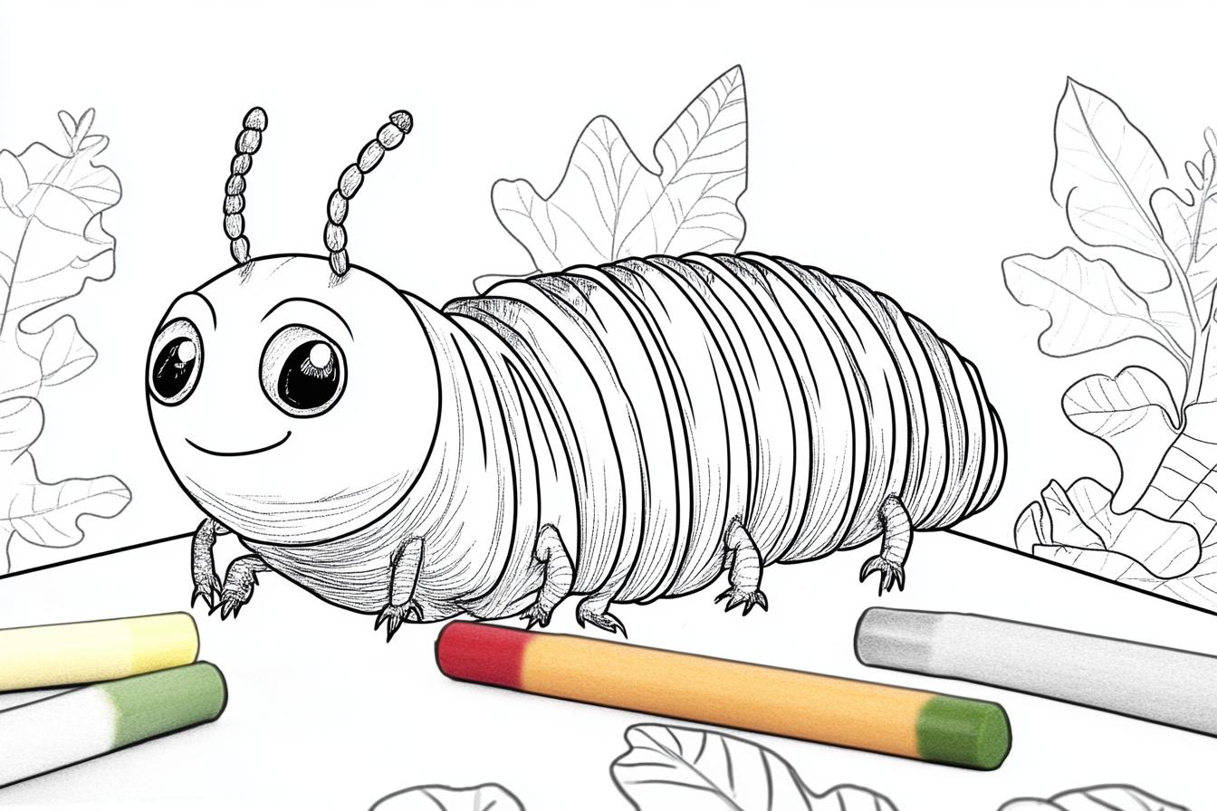 Free Printable PDF Very Hungry Caterpillar Coloring Pages