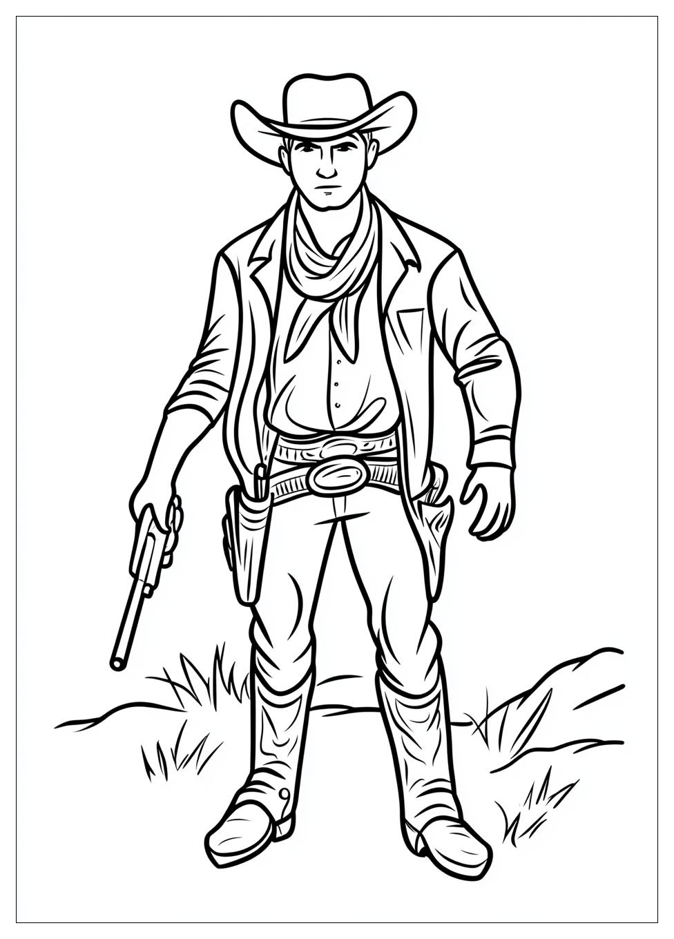 western_theme_coloring_pages_1