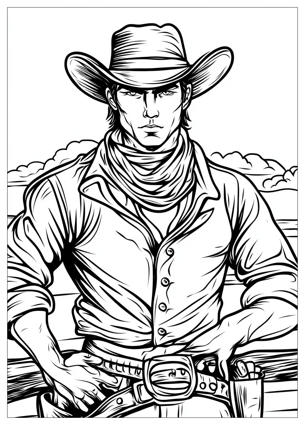 western_theme_coloring_pages_11