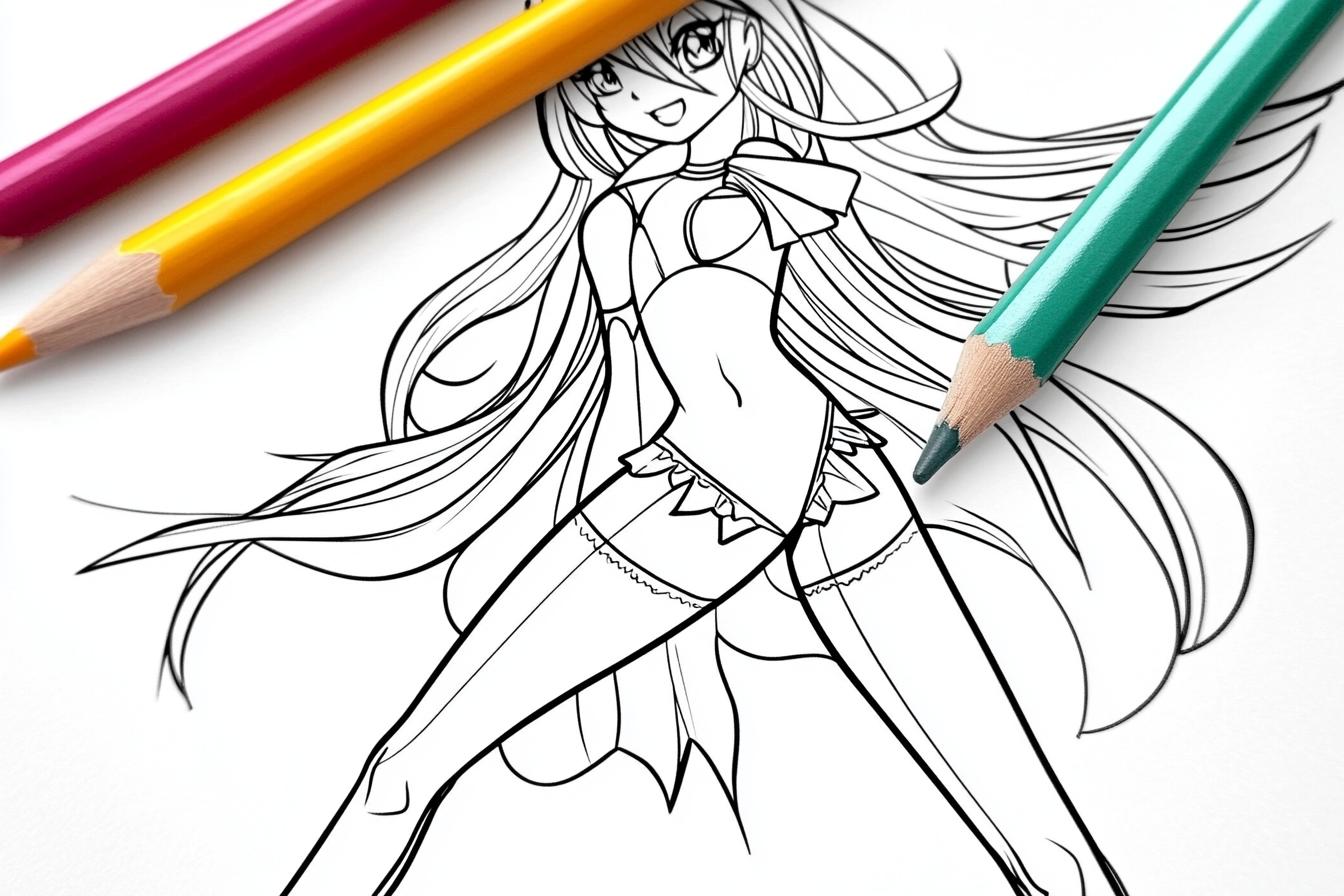 Free Printable PDF Winx Coloring Pages