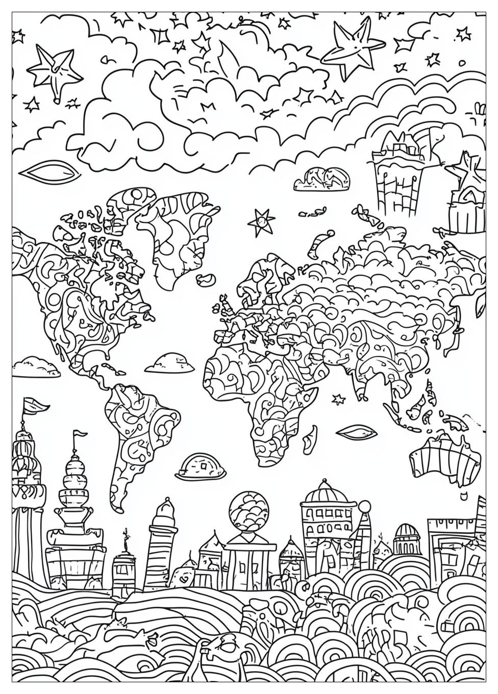 world_map_coloring_pages_9