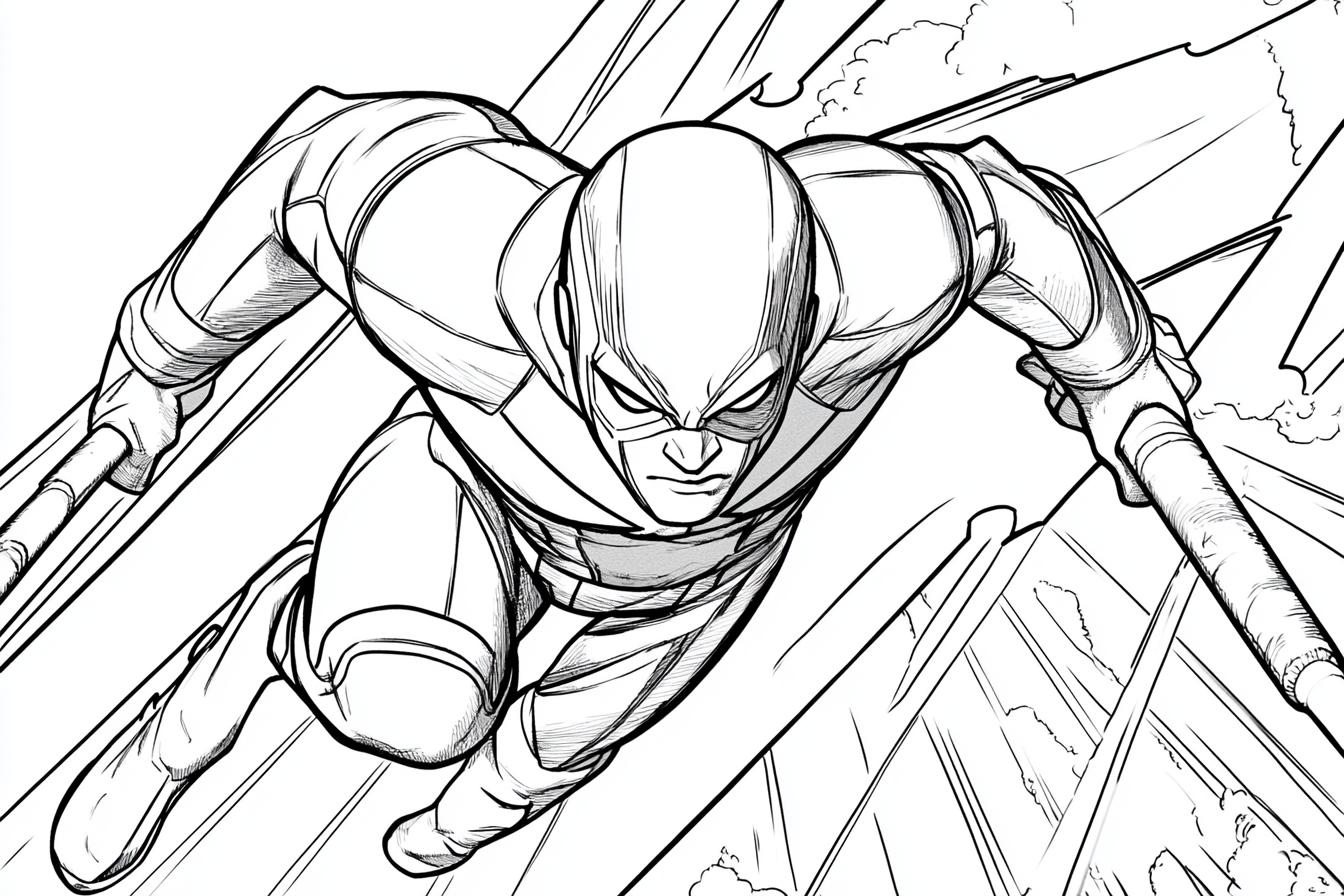 Free Printable PDF X Men Coloring Pages